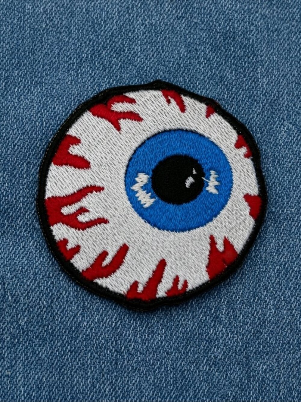 ✨3/$20✨Spooky Eyeball Embroidered Patch